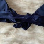 SheIn Navy Blue Twist front Halter Bikini Tops Sz S Photo 47