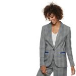Popsugar ✨  Essential Plaid Boyfriend Suit Jacket✨ Photo 2