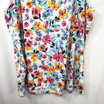 Woman Within Plus Size 30/32 Tank Top 3X Floral Sleeveless V Neck Spring 1491 Photo 7
