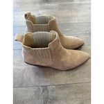 NWOT Patina Women Tan Suede Leather Ankle Booties Wood Heel Western Cowgirl 9.5 Photo 12