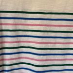 Boden Heather Jersey Breton Colorful Striped 3/4 Sleeve Top US 8 UK 12 White Photo 3