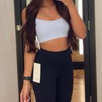 Lululemon Flow Y Bra Blue Linen Size 10 Photo 1