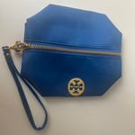 Tory Burch  Blue Makeup Cosmetics Bag Photo 0