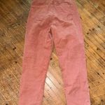 American Eagle pink corduroy Mom Straight 6 pants Photo 2