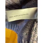 Carolyn Taylor  Sweater Women's Size Medium Pink Gray Pullover Cowl Neck Knit (00 Photo 3