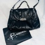 B Makowsky Leather Handbag with dust bag NWOT Photo 0
