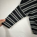 Madewell Grey Striped Slouchy Cardigan Sweater Womens Xs/S Oversized Boxy Boho Photo 1