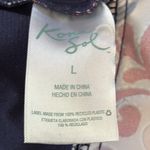 Kona Sol NWT Floral Handkerchief Halter Tankini Top Sz L Photo 6