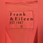 Frank & Eileen $188 Tee Lab Midi Harper Shirt Dress Shirtdress Orange Large Photo 3