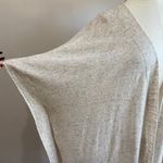 J.Jill Pure Cream Speckled Open Front Linen Silk Blend Cardigan Size M/L Photo 5