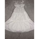 Petal and Pup urmi midi dress white bow lined pockets small NWT Bride Photo 5