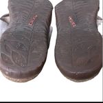 Taos The Perfect Sandal Women’s 9 Brown Leather Toe Loop Comfort Slide Shoes Photo 8