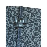 Loft ‎ Gray Black Leopard Print Biker Shorts Athleisure Casual Women's Photo 3