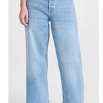 NWT Mother High Waisted Spinner Ankle Fray in The Blink Of An Eye Jeans 29 Blue Photo 0