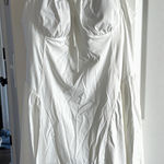 Halara  Chic Strapless Cream Dress Photo 0