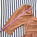 Anthropologie Forever That Girl Puff Shoulder Babydoll Linen Blend Mini Dress in Dusty Rose Photo 7