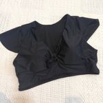 Torrid 3 wireless flutter sleeve faux tie keyhole swim top SW 2820 Photo 7