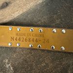 Nocona Leather Heart Studded Belt small Brown Photo 3