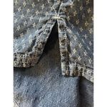 Erika Collection Blue Denim Mini Short Sleeve Cotton Women’s Dress Size M Photo 5