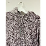 Special One Woman’s Premium Collection Medium Hooded Purple Sherpa Jacket Photo 2