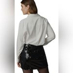 Anthropologie Mare Mare Womens Sequin Cocktail Dress Size S Party Holiday Event White Photo 6