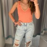 H&M Distressed High Waisted Denim Mom Jeans Photo 0