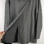 CAbi Sz S Fergie Sweater Turtleneck Black White Striped Pull Over Women’s #3167 Photo 3