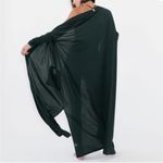 FLAW Lunya Organic Pima Long Cardigan One Size OS Green Photo 1