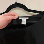 H&M Black Mini Dress with Flared Skirt Size 6 Photo 2