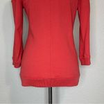 Citizens of Humanity 100% Cotton Shawl Collar Reddish Orange Sweatshirt Photo 8