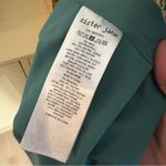 SISTER JANE Shirred Tie Back Maxi Dress Smocked in Green Floral Size M + Size M Photo 6