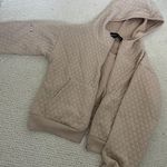 Kendall + Kylie Quilted Zip Up Hoodie Photo 1