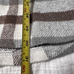 Woman’s Flannel Fleece Jacket Sherpa Button Up Shacket size XXL Gray Photo 7