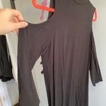 New York & Co. Black Cold Shoulder Dress Photo 3