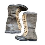 Sorel CATE THE GREAT BISCOTTI CURRY Boots Women Size 8 Waterproof Fur SNOW Ski Photo 9
