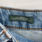 Wild Fable  Distressed Hi Rise Mom Jeans Blue Denim Medium Wash Size 12 destroyed Photo 3