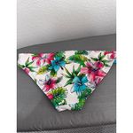 Mudd Teal‎ Swimsuit top with tropical print bottoms size Large  beach pool summer Photo 8