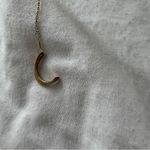 The Moon  pendent Necklace 
One Size 
Condition: good 
Color: gold Photo 3