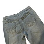 Very Vera Rhinestone Embellished Light Wash Jeans, Sz 14 Blue Photo 8