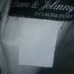 Dave and Johnny  Bridal Laura Ryner M Satin Jeweled Lace Up Back Wedding Boustier Photo 4