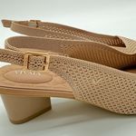 Vivaia Leah Pro Slingback Heel Comfort Old Money Minimalist Almond Sandals 9.5 Photo 1