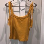 Chelsea and Violet Ribbed Mustard Tank Photo 0