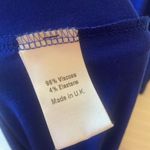 PURE Collection Royal Blue Long Sleeve Drape Waist Dress Size 8 Photo 6