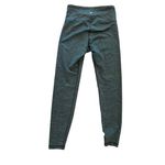 Old Navy Active High Waisted Full Length Leggings Black & Grey Stripe Medium Photo 1