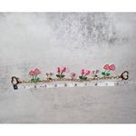 Pink Cherry Bag Purse Charm Novelty Chain Strap Baby & Hot Pink Cherries Photo 3