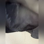 Vintage 1990's Yvonne Marie Black Leather Skirt, Size 14 Photo 2