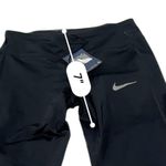 Nike NEW Black RACER TIGHTS Leggings with White Swoosh Size SMALL Photo 11