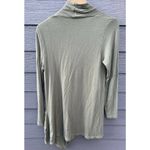 Bobeau  Open Front One Button Sweatshirt  Sweater Size Small Olive Green Pockets Photo 1