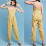 Anthropologie  Postmark Equinox Jumpsuit Yellow Women’s XS One Piece Photo 1