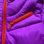 Arizona Jean Company Arizona Purple Puffer Vest with Orange Zippers Size Small Photo 2